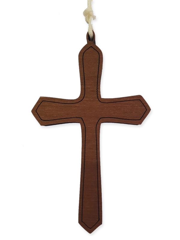 Croce in Legno con cordoncino - Giusmery-Confezioni