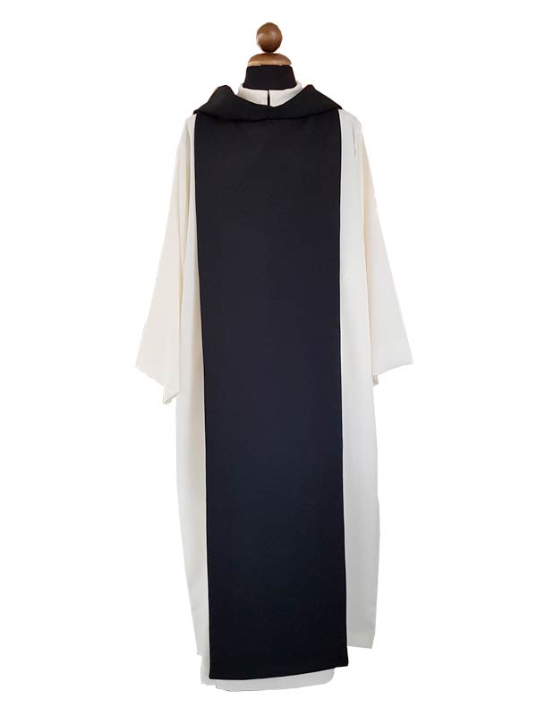 Camice sacerdotale cistercense con scapolare - Giusmery Confezioni