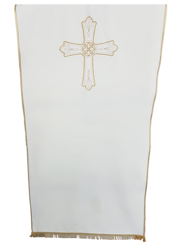Coprileggio liturgico ricamato con croce - Giusmery Confezioni
