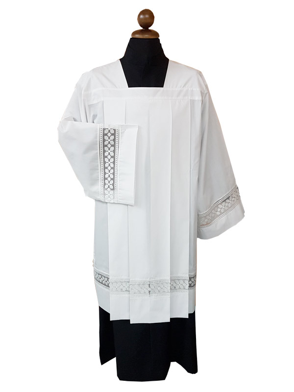 Cotta sacerdotale liturgica con quattro pieghe - Giusmery-Confezioni