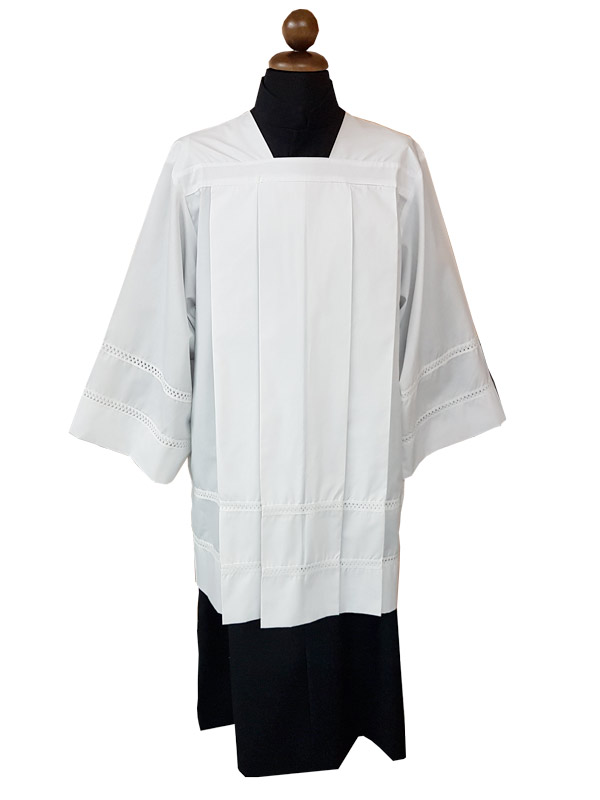 Cotta liturgica sacerdotale con quattro piegoni - Giusmery-Confezioni