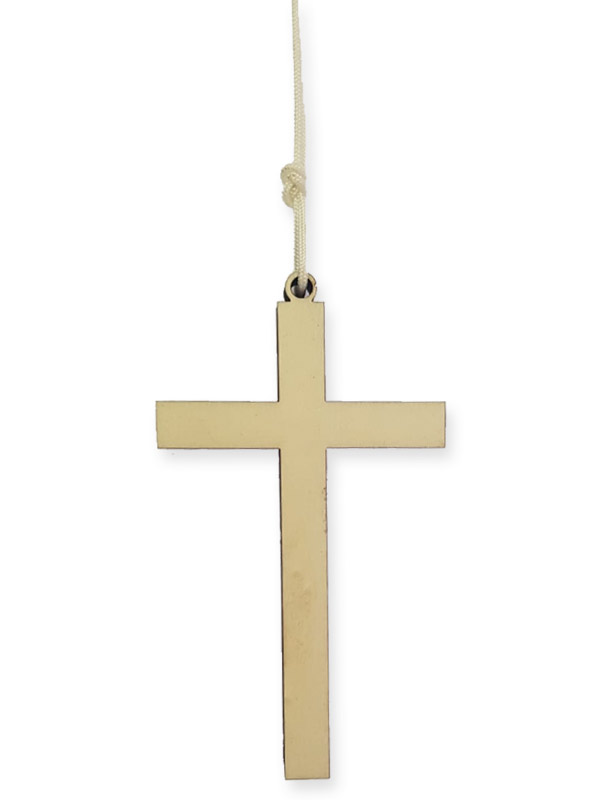 Croce prima comunione in legno chiaro - Giusmery Confezioni